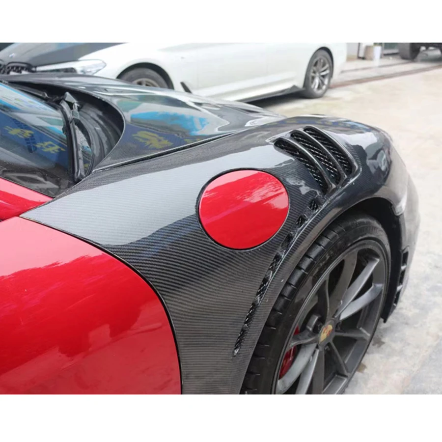 Для Porsche 718 982 981 Cayman Boxste углеродное волокно запасная пластина для крыла из