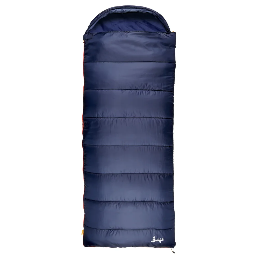 

Mountain 30-Degree Hooded Rectangular Sleeping Bag, Blue, 35"x88"