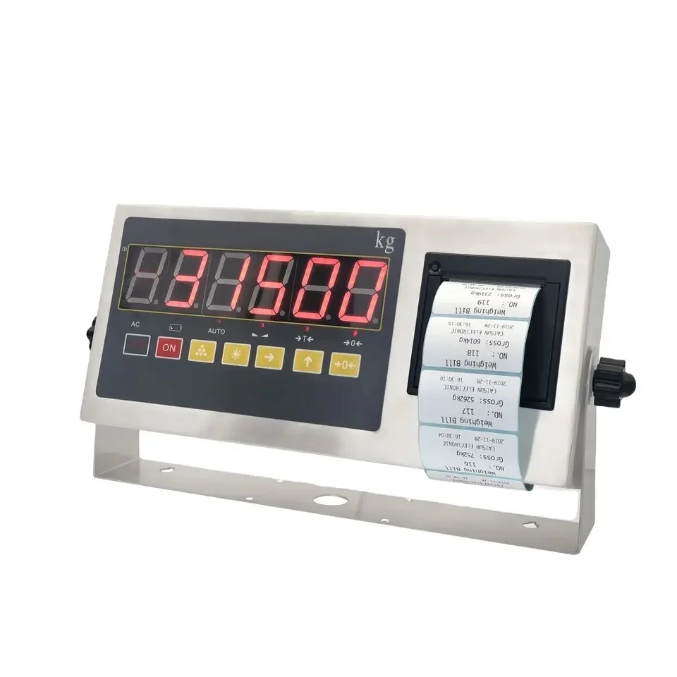 

Weighing Indicator for Scale with Printer Stainless Steel Indicator Printing Sticker
