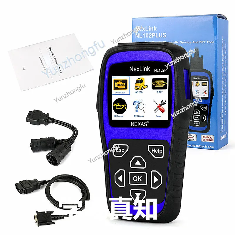 

Nl102p Diesel Machinery Heavy Truck Car 2 In1 Car Scanner OBD2 Detection