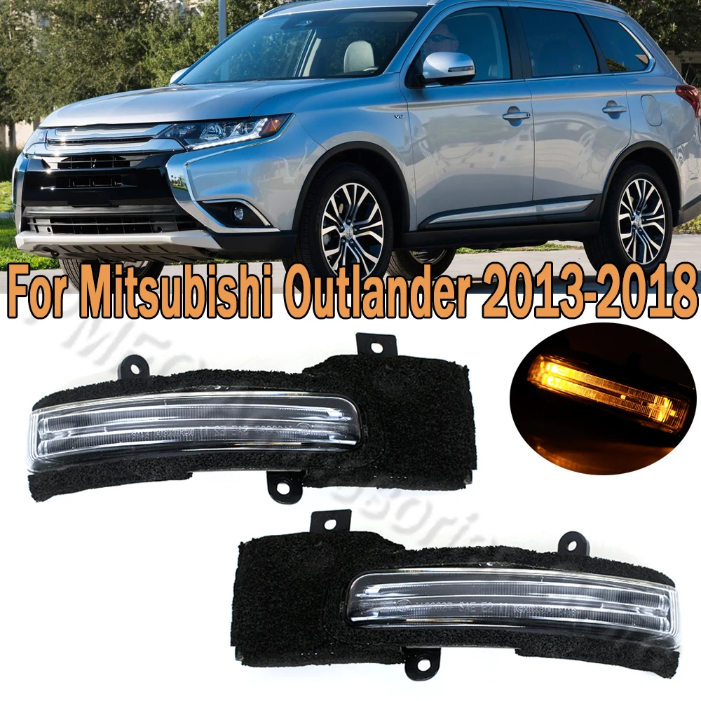 

Car Outside Rear View Mirror Turn Signal Light Fit For Mitsubishi Outlander 2013-2018 Fit For Lancer 2016 8351A135 For Car