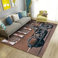 3d printed motorcycle area rug for living room decoration teenager bedroom decor carpets sofa rugs non slip carpet washable mats