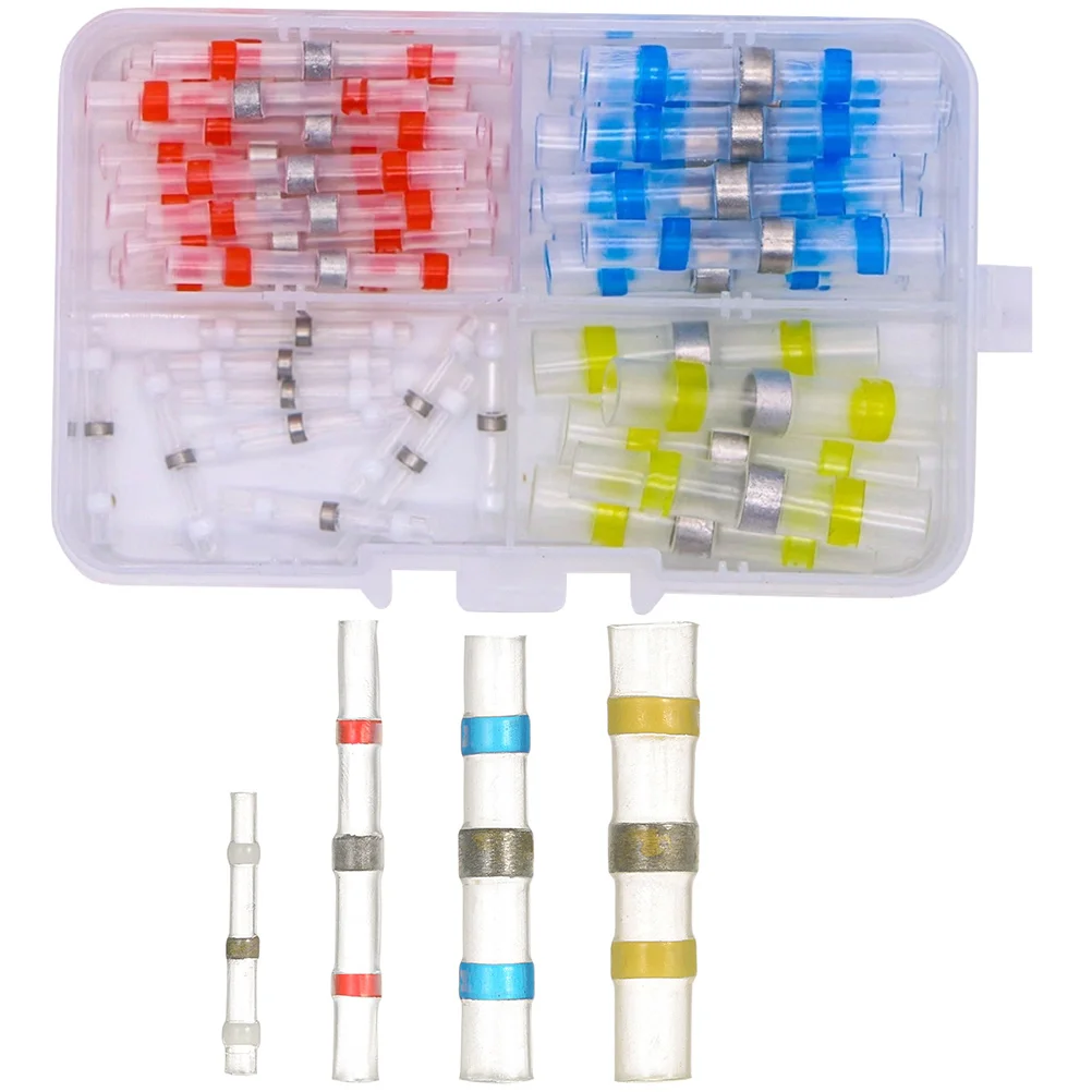 

50pcs Heat Shrink Connectors Electrical Wire Terminals Splice Wire Connectors