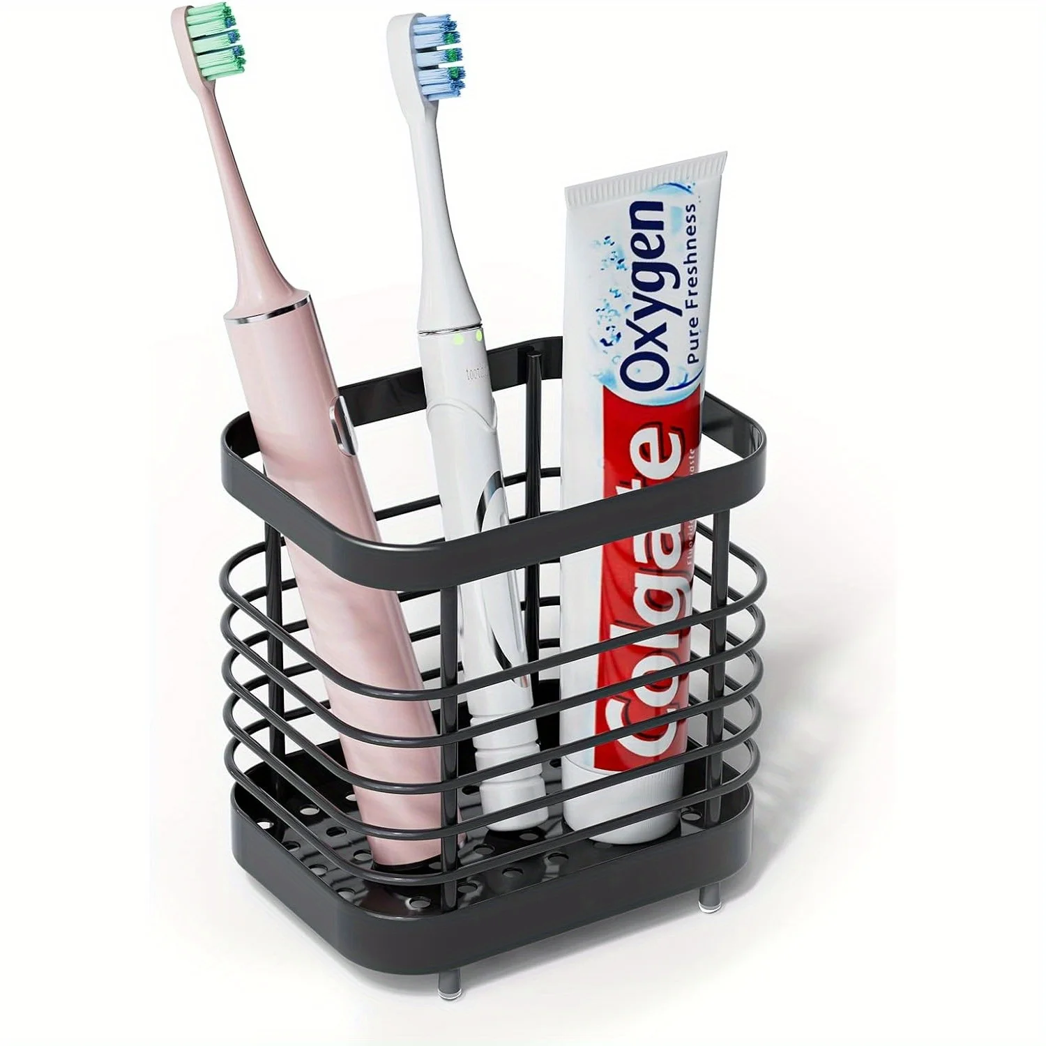 Отдельностоящий Держатель Для Зубных Щеток Из Нержавеющей Стали Органайзер