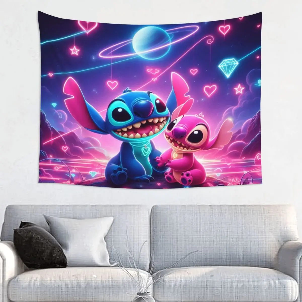 Гобелены с ангелом звездным небом на заказ украшения для стола хиппи настенные