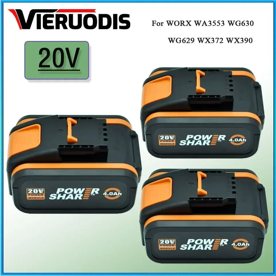 Литий-ионный аккумулятор для Worx WX390/WX176/WX166.4/WX372.1/WX800/WX678/WX550/WX532/WG894E/WG894E/WG629E/WG2