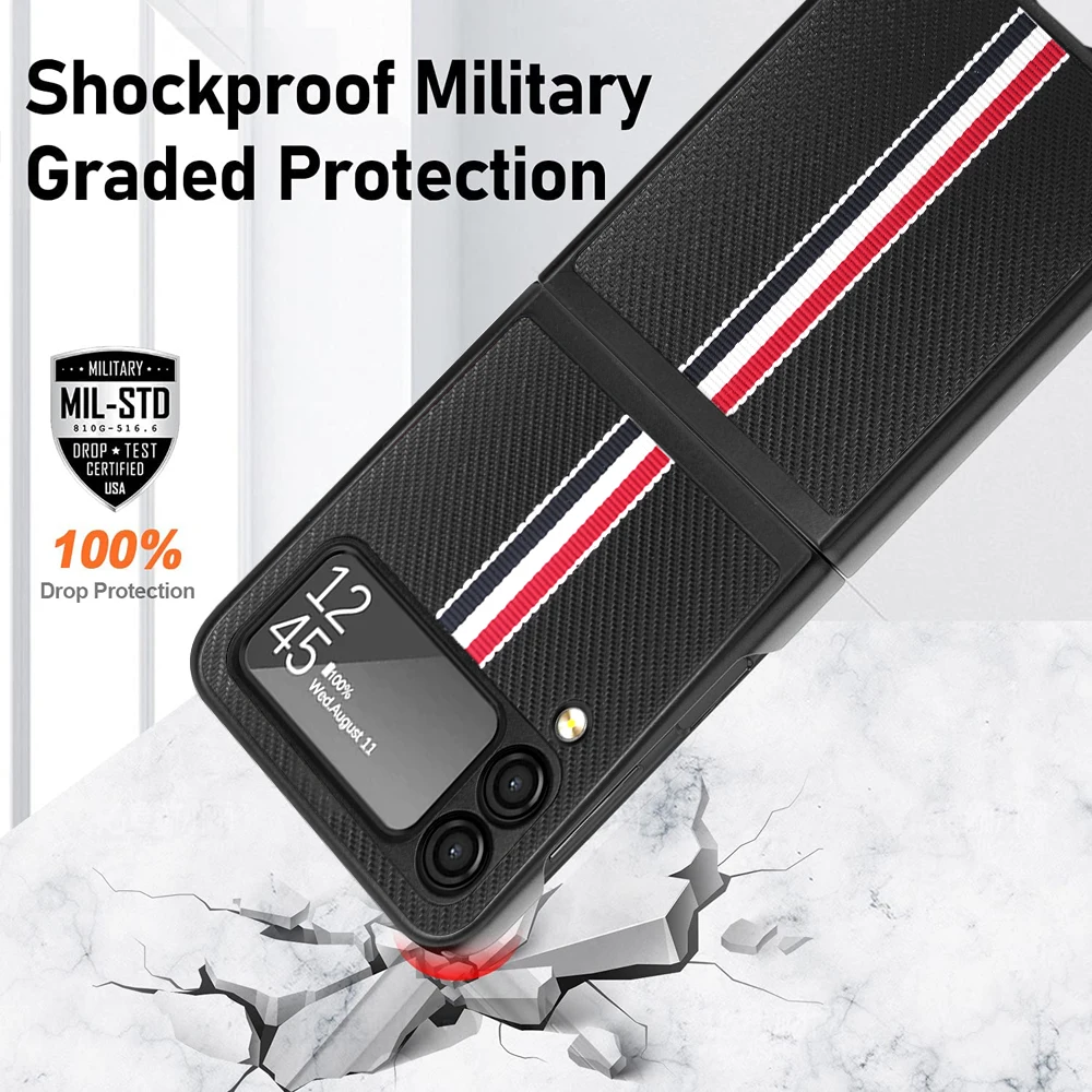 Противоударный Ультратонкий матовый чехол для Samsung Galaxy Z Flip 4 3 5G Flip4 Flip3 6 5 Flip6 Flip5