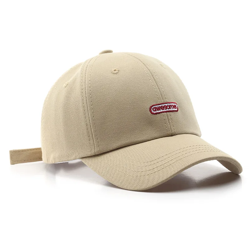 

2023 Baseball Cap Hat Fashion Women's Spring and Autumn Letters Curved Cornice Cap Trendy Men's Street Outdoor Sports Sunscreen