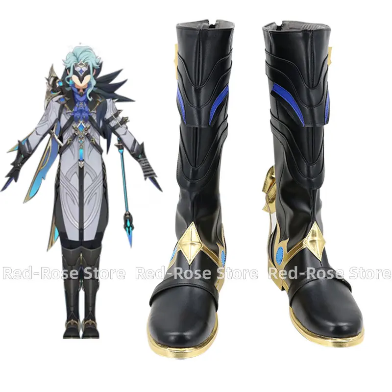 

Genshin Impact IL Doctor Cosplay обувь Game Fatui Harbinger Hakase доктор Косплей Хэллоуин