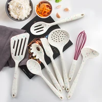 kitchen gadgets non stick spatula silicone shovel heat resistant cooking ladel colander spoons cooking tool