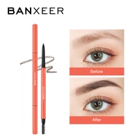 4 colors eyebrow pencil waterproof double headed natural long lasting brow triangle eyebrow pencil makeup for women cosmetic