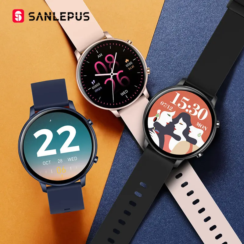 

SANLEPUS Smartwatch HD Large Screen Smart Watch with Bluetooth Calls 100+ Sports Mode Health monitoring for Men Women 2023 New