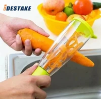 storage type peeling knife potato cucumber peeler with storage tube apple fruit vegetable scratcher household kitchen gadge