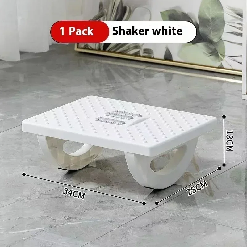 Reposapiés portátil debajo del escritorio taburete ergonómico con rodillos masaje reposapiés para trabajo en casa y oficina