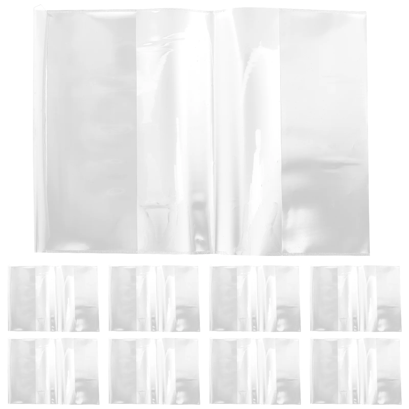 

Book Cover Covers Clear Protector A5 Soft Textbook Books Notebook Transparent Paperback Binder Students Plastic Sleeve Hardcover