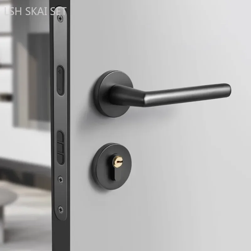 Современный бесшумный дверной замок из цинкового сплава