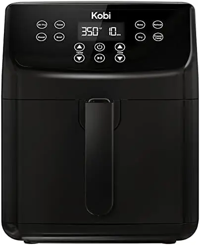 

Fryer, XL 5.8 Quart,1700-Watt Hot Air Fryers Oven & Oilless Cooker, LED Display, 8 Preset Programs, Shake Reminder, for Roa