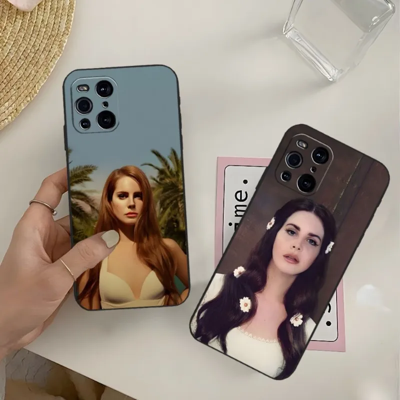 

Lana Del Rey Singer Phone Case For OPPO Reno 6 Pro 7 Find X3 Neo A54 A55 X5 A16 A57 A92 A93 A74 A94 K9 K9S Back Cover