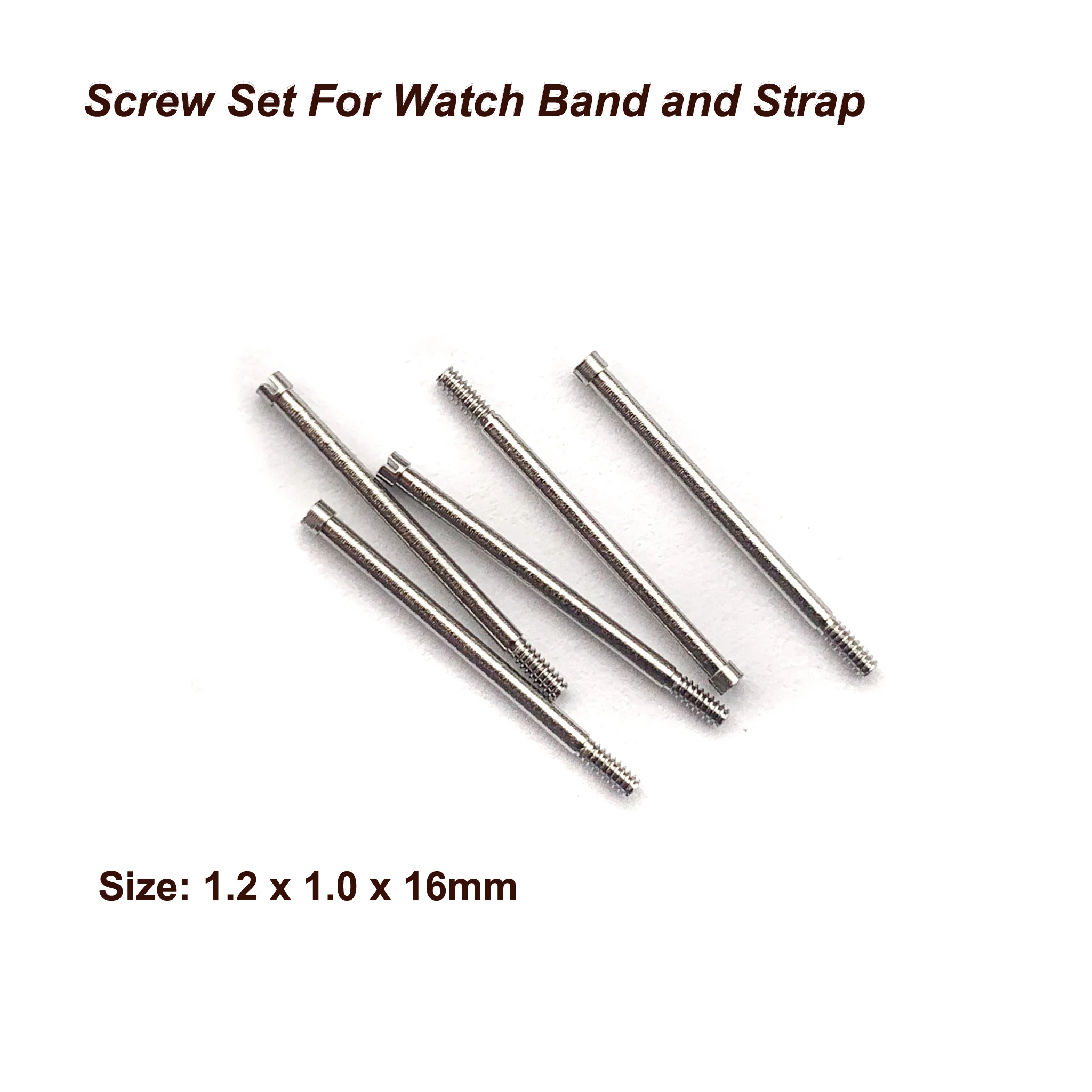 Screw Tube Rod for Metal Watch Band 50pcs 10 sizes Stainless Steel  Repair Tools Watch Parts 8.5mm - 26mm Free Shipping