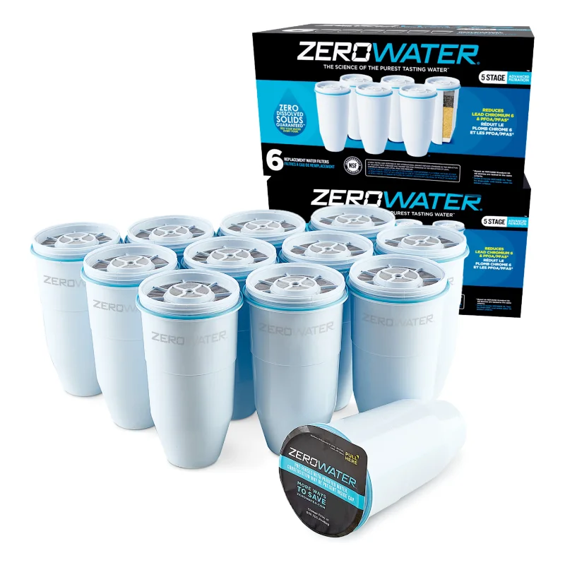 

Zerowater 5-Stage Water Filter Replacement - 12 Pack