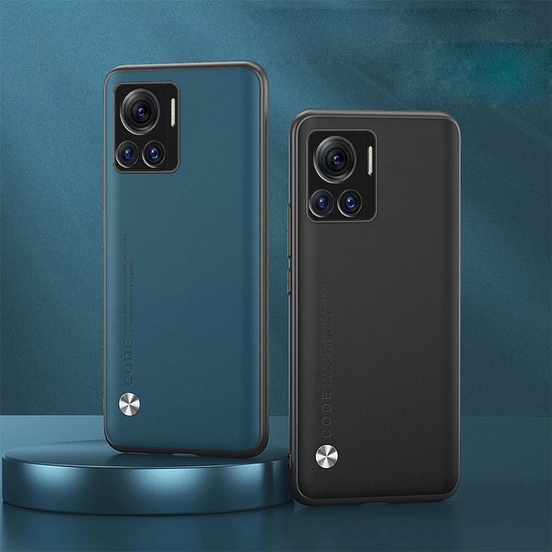 

PU Leather Texture Case for Moto X30 Pro Shockproof Cover For Motolora S30 Pro Edge 30 Fusion Ultra Couqe
