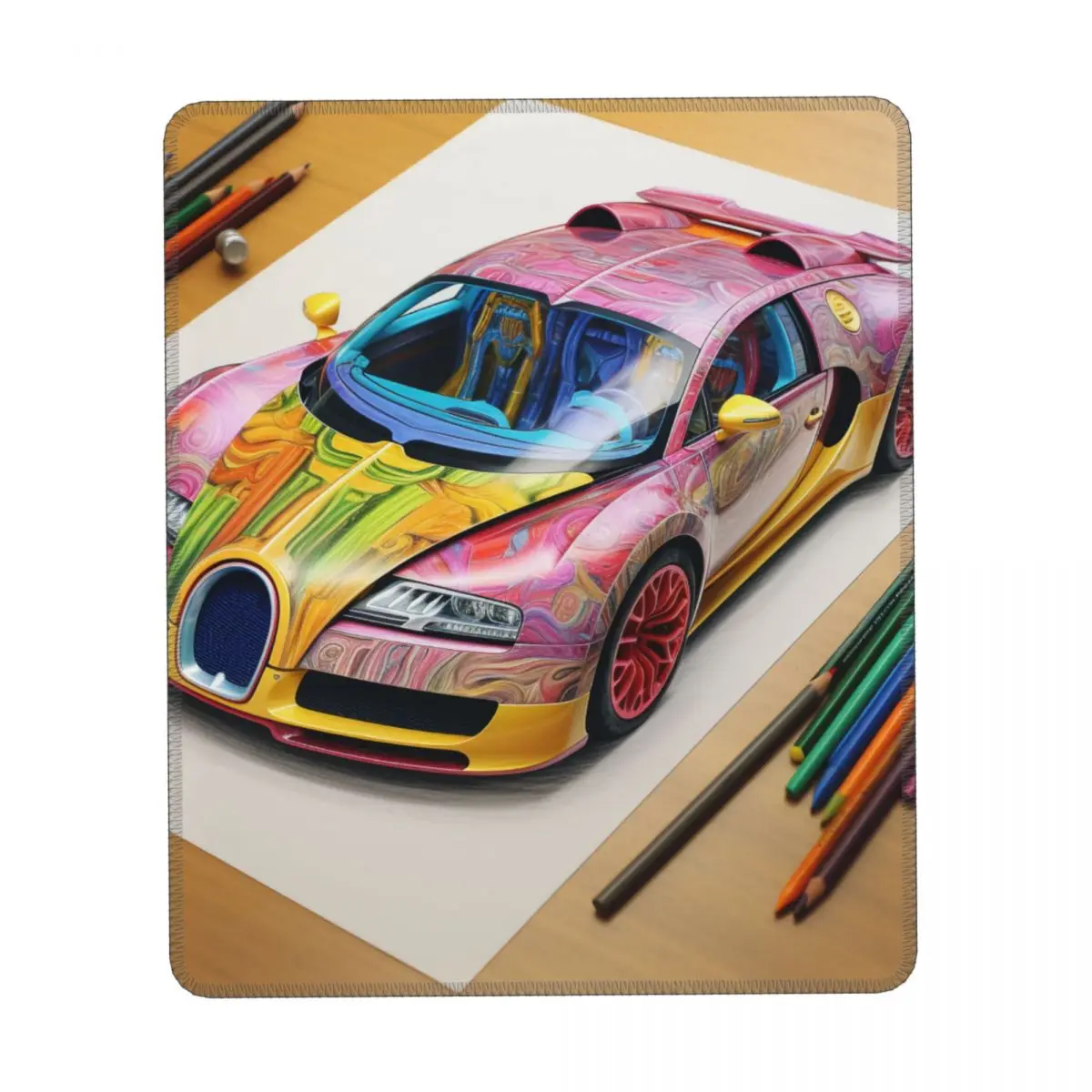 Art Fantasy Rubber Mousepad Anti-slip Rertro Desk Mouse Pads