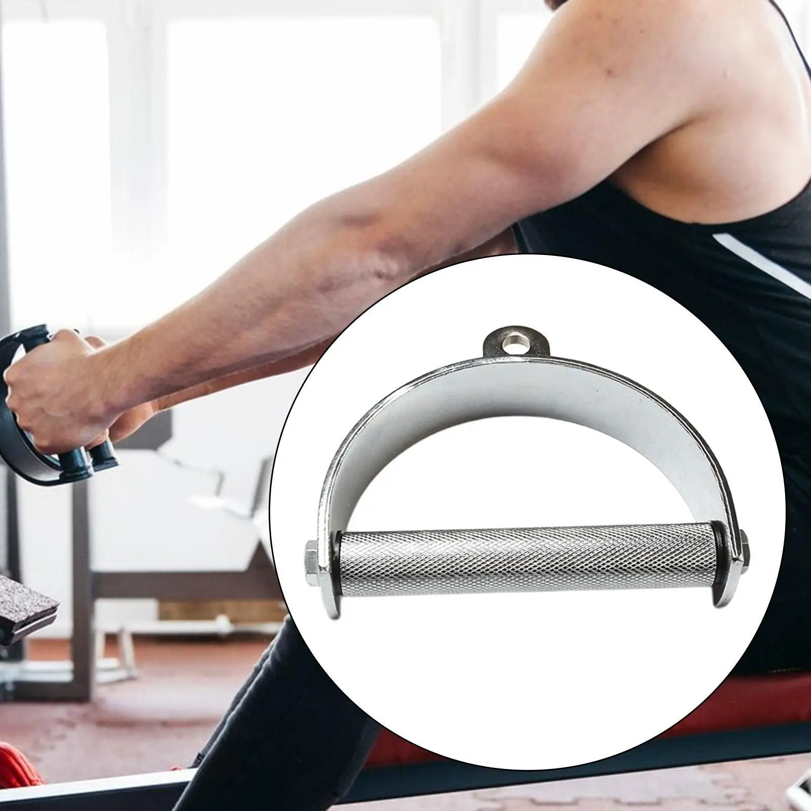 LAT Pull Down Cable Handle Attachment вращающаяся ручка Силовая тренировка для взрослых