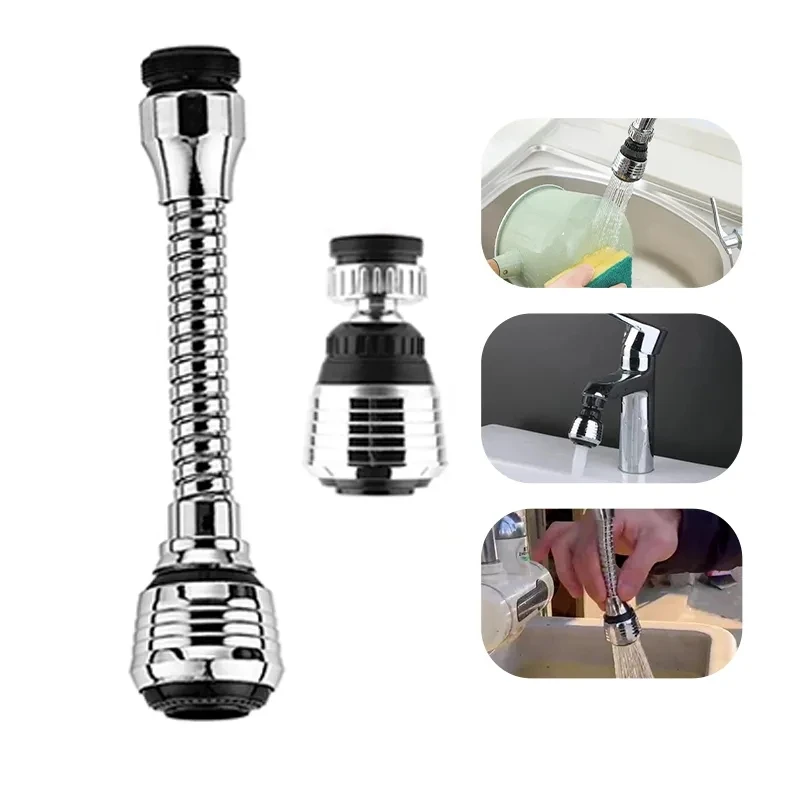 

Faucet Anti-splash Head Extender Kitchen Water Saver Universal Rotating Bubbler Filter Nozzle Booster Nozzle Kitchen Accessorie