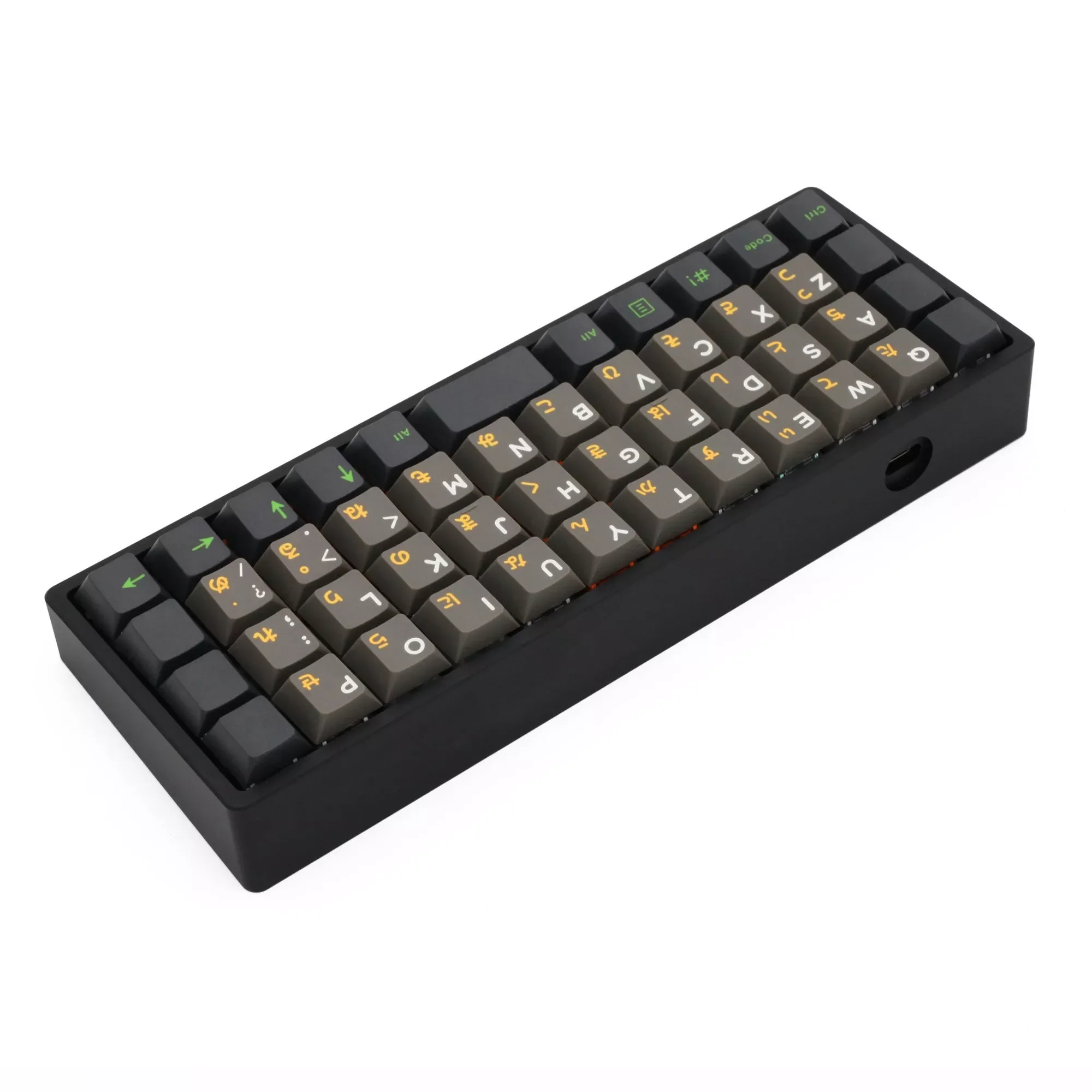 

New PSD40 Case Anodized Aluminium Case For Custom Mechanical Keyboard Black Siver Grey Blue Red For JJ40 BM40 BM40 RGB