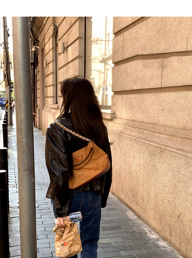 

Вместительные матовые Наплечные Сумки из искусственной кожи, женская сумка-мессенджер через плечо, винтажная однотонная сумка, ретро карам...