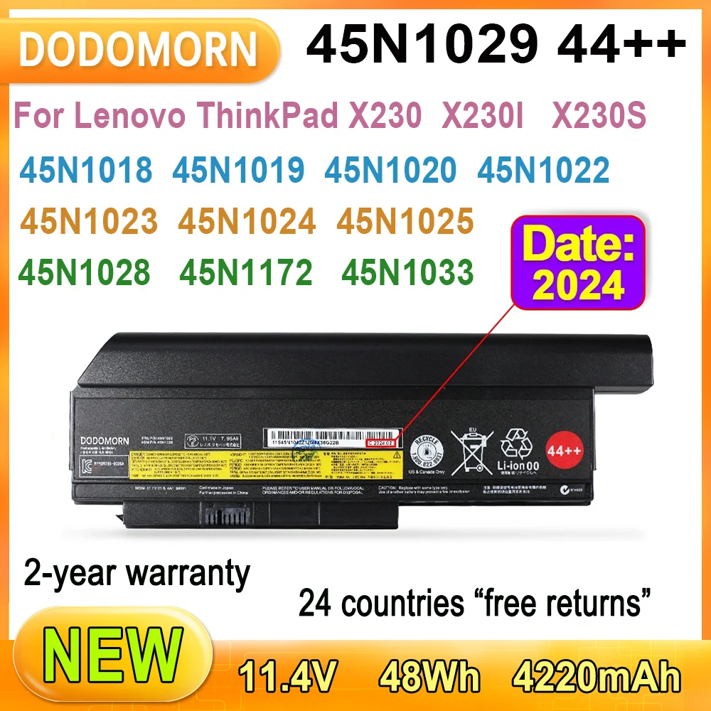 Новый аккумулятор для ноутбука 45N1029 44++ Lenovo ThinkPad X230 X230S X230I серии 45N1020 45N1033 45N1022 45N1172 11