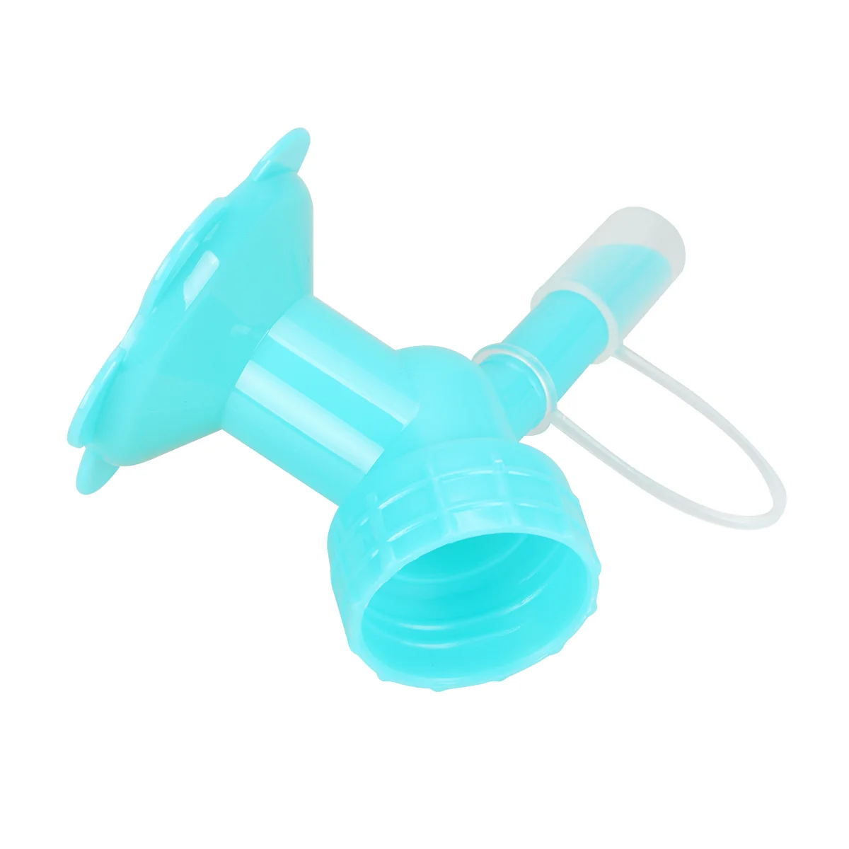 

5Pcs Water Bottle Sprinkler Bottle Cap Bottle Watering Spout for Flower Vegetables ( Sky- blue )