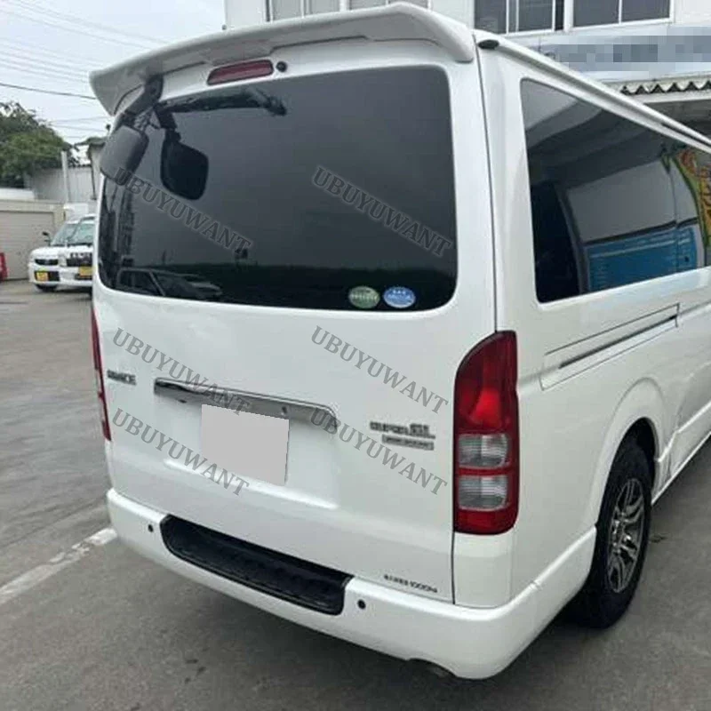 Фото Для Toyota Hiace 2005-2018: Спойлер на багажник из ABS-пластика, заднее антикрыло, декоративная накладка, легко устанавливается, автомобильные аксессуары №5