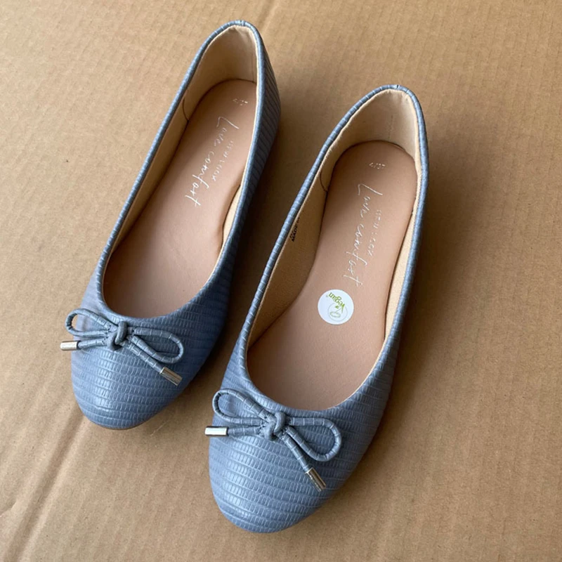 Bowtie-knot Ballet Flats Celebrity Brand Shoes Pink Red White Satin Casual Dress Mary Janes Elastic Band Ladies Loafers