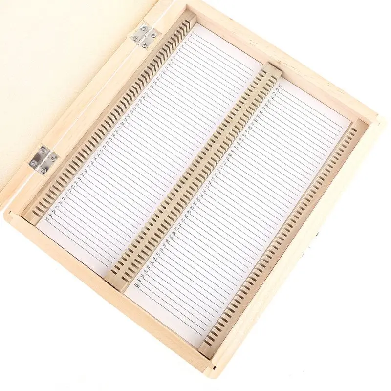 Деревянная коробка для нарезки из 100 предметов патологических нарезок