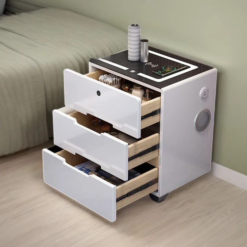 Гладкие элегантные тумбочки прикроватный столик столы экономичная Роскошная