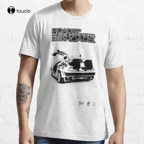 

Delorean Vector T-Shirt Tee Shirt Custom Aldult Teen Unisex Digital Printing Fashion Funny New Xs-5Xl