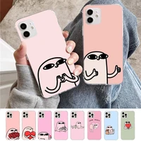 pink cartoon funny big eyes ketnipz phone case for iphone 11 12 13 mini pro max 8 7 6 6s plus x 5 se 2020 xr xs case shell