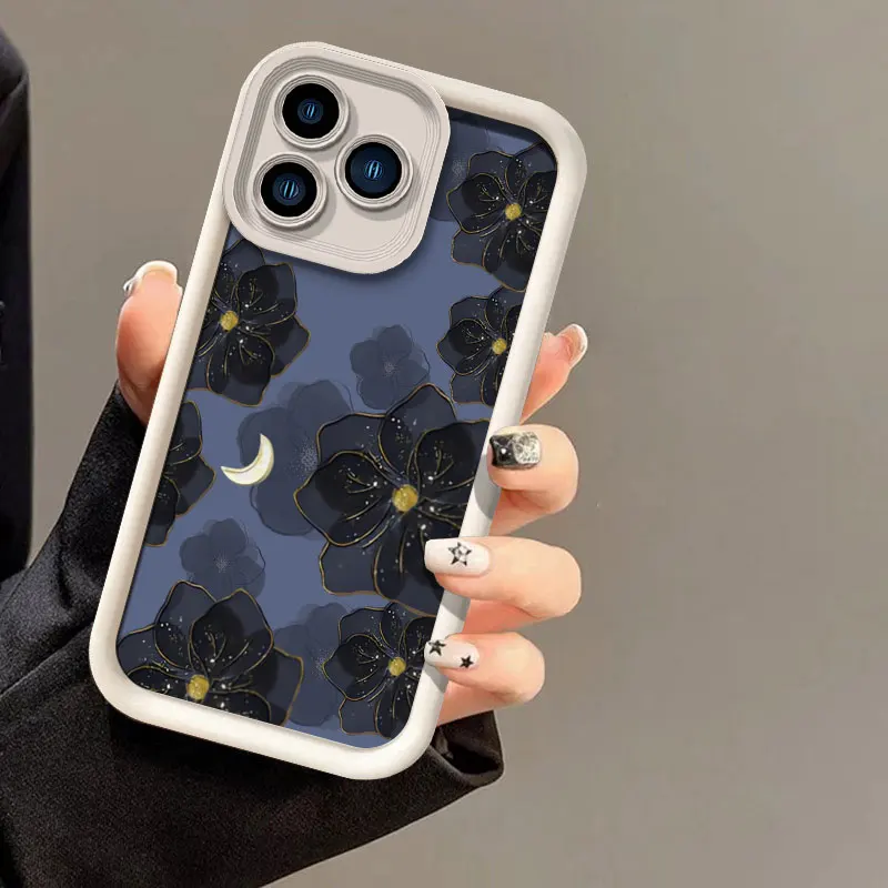 Фото Чехол для телефона Flowers Moon для OPPO Realme 12 11 5 7I 8I GT 3 6 NEO 5 Master Pro Plus, силиконовый мягкий противоударный бампер, задняя крышка №3