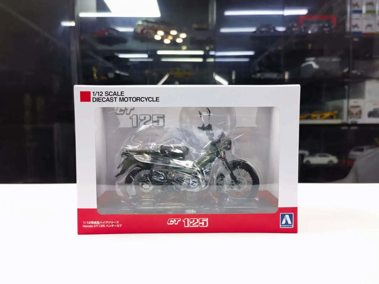 Модель мотоцикла Honda CT125 из литого металла Aoshima, масштаб 1:12 (art.: 3920da4e2dee9) - 3920da4e2dee9