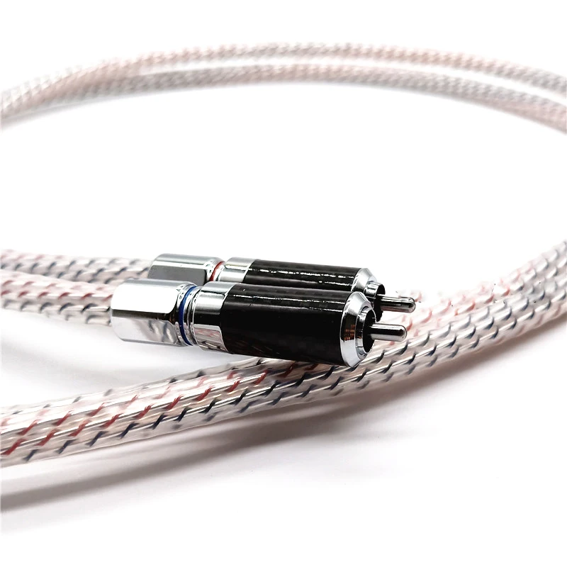 Фото Nordos.t Valhall.a 7N посеребренный аудиокабель RCA с разъемом RCA из углеродного волокна №3