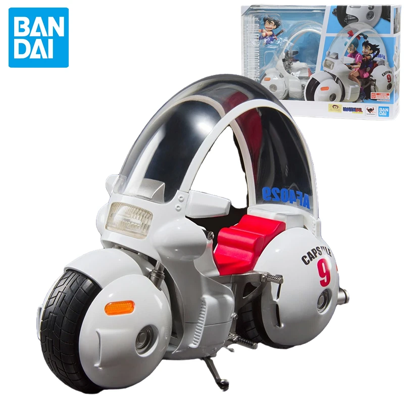 

Bandai Original SHF Dragon Ball Bulma Capsule Motorcycle Action Figure Model Anime Peripheral Toy Gift Ornament Collectibles