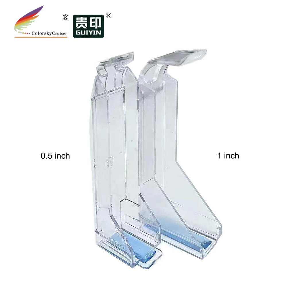 

(C38) transparent acrylic protection clip cover for solvent inket cartridge for HP TIJ 2.5 45 15 TIJ2.5 2588 2588M 1 inch 100pcs