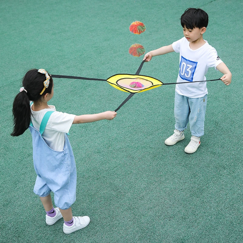 

Fun Children's Throwing And Catching Ball Parent-child Sports Games Sensory Training Equipment Netting Outdoor Sports Toys