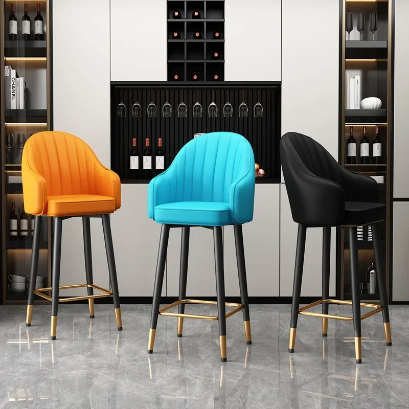 Современные барные стулья стул для кафе мебель дома и кухни Кресло со спинкой