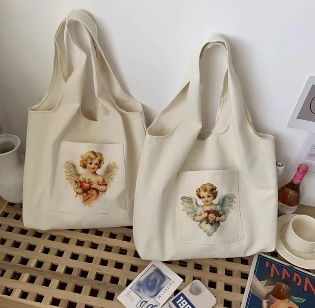 Сумка Купидон Ангел в стиле Харадзюку жилетная сумка для покупок женская