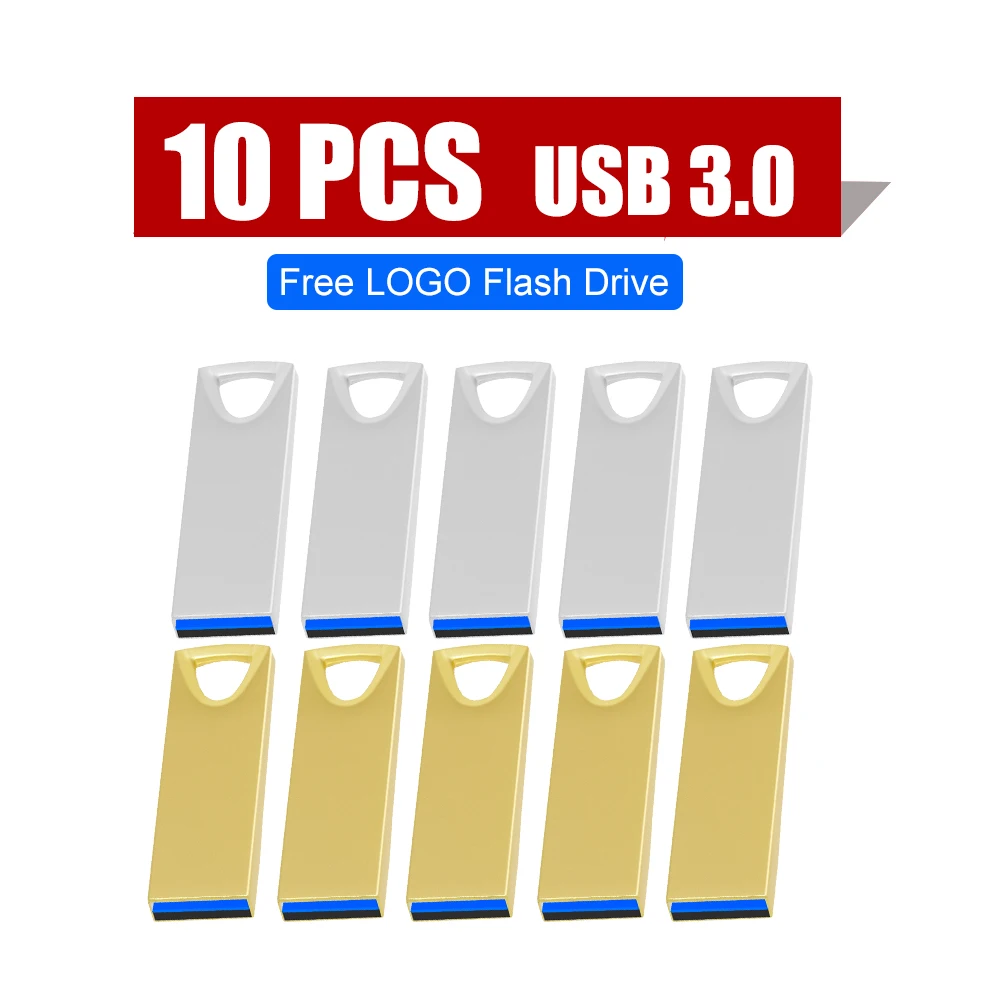

Флеш-накопитель USB 3,0, 16 ГБ, 32 ГБ, 64 ГБ, 128 ГБ, 10 шт./партия