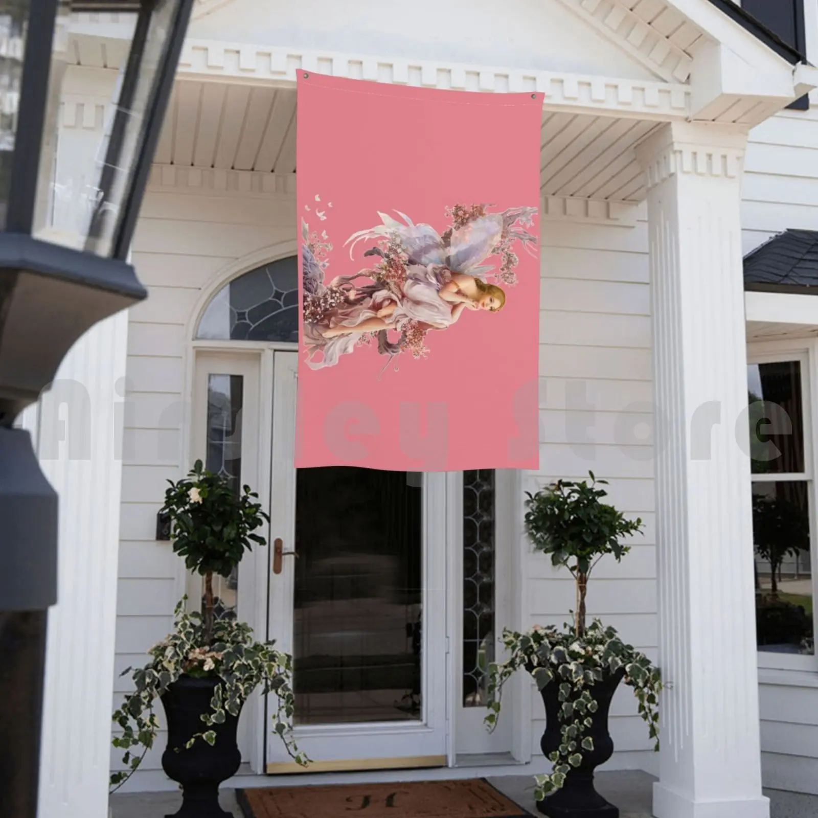 Красивый Сказочный Ангел улыбающийся уличный Декор флаг автомобиль сладкий Macbook