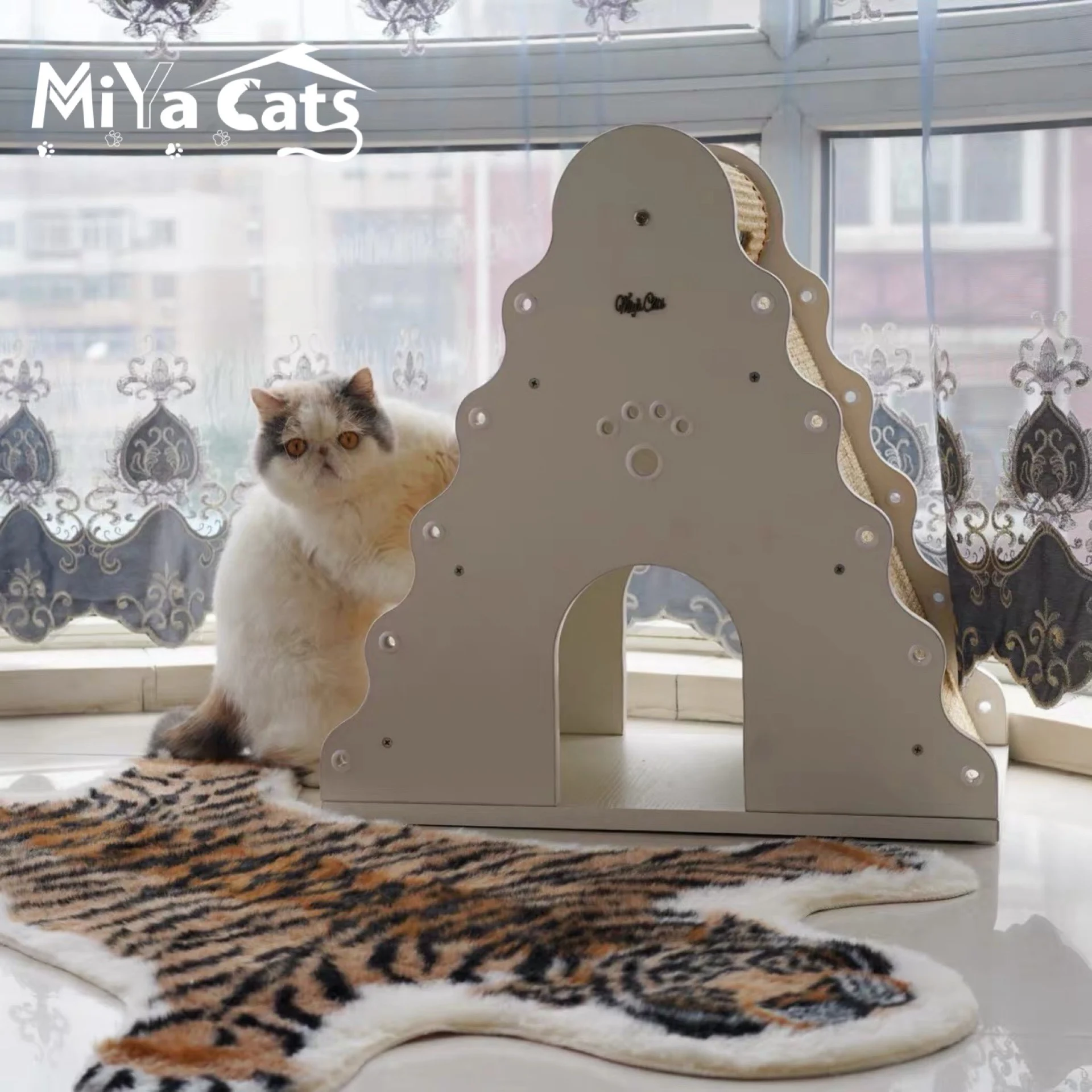 

Solid Wood Cat Litter Four Seasons Universal Waterproof Scratch-resistant Climbing Frame Cat Scratching Board Scratching Column