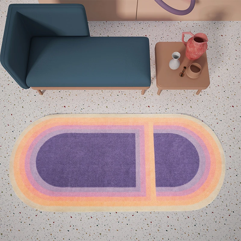 Светильник роскошный фиолетовый ковер/Милая Минималистичная спальня в стиле